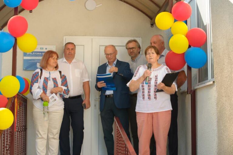 Cu suportul Uniunii Europene în s. Domulgeni din raionul Florești a fost deschisă o spălătorie socială